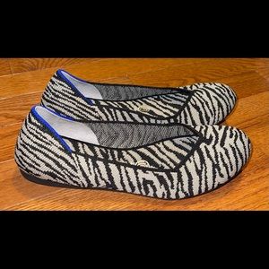 Rothy’s Zebra Flats Size 7 GUC